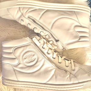 Chanel High Top Sneakers